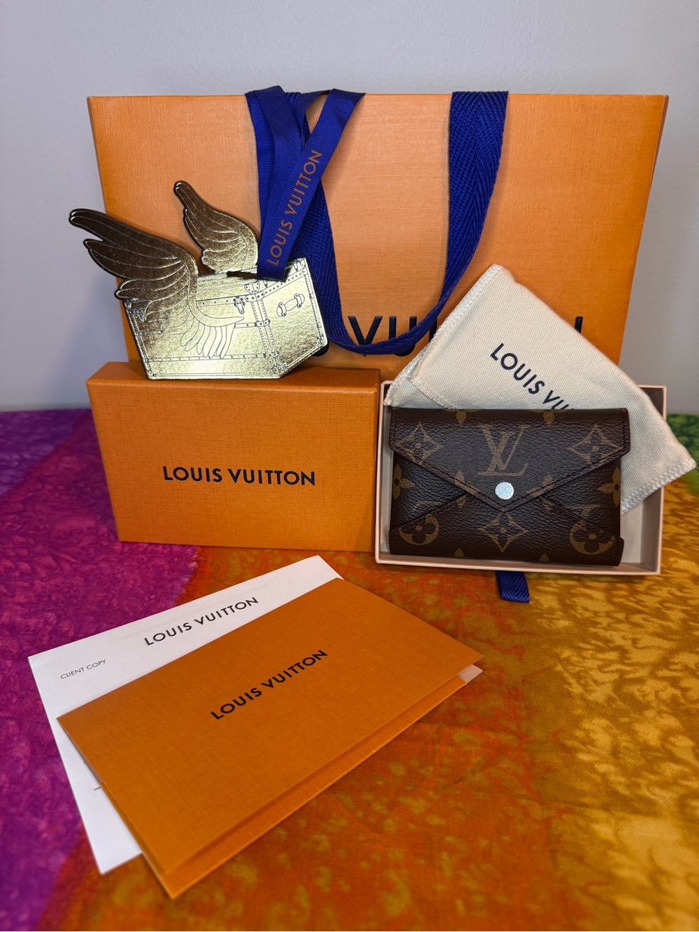 🤎🩷EUC Louis Vuitton Kirigami Card Holder in Monogram Canvas🩷🤎